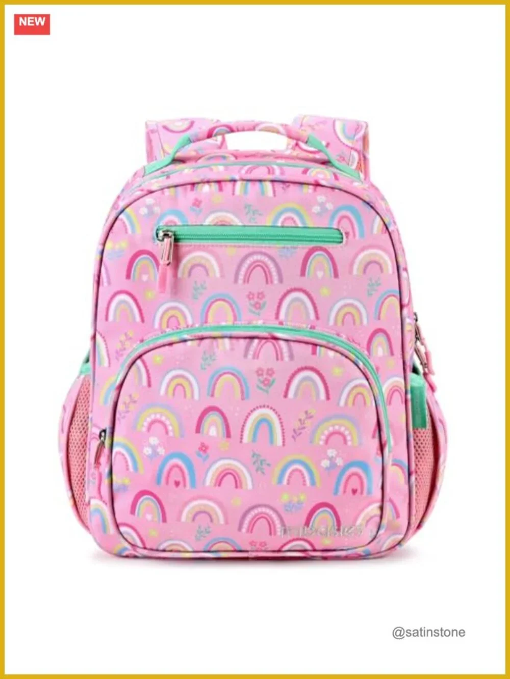 Kids Lightweight Backpack, Elementary School Bookbag, 12L Daypack with Whistle